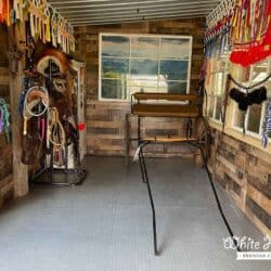 Tack room at White Horse Farms